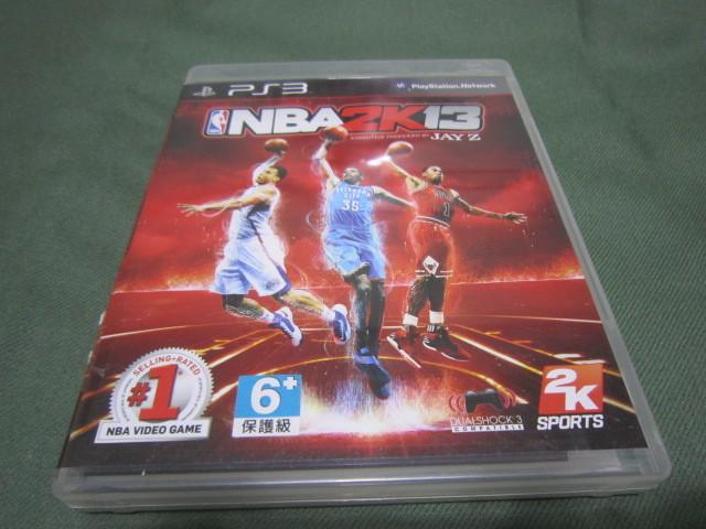 PS3-原版遊戲- NBA 2K13( 英文版)盒書俱全