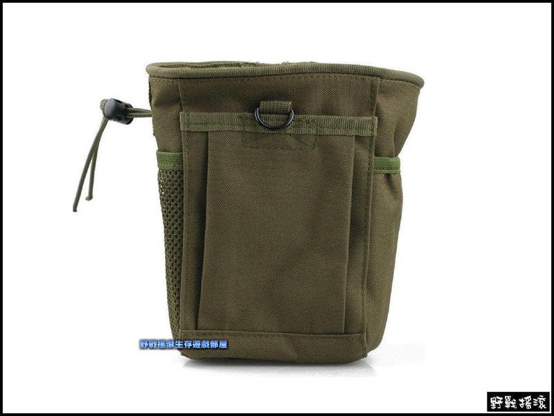 【野戰搖滾-生存遊戲】MOLLE 小型彈夾回收袋、彈匣回收袋【軍綠色】雜物袋雜物包彈匣袋勤務袋小回收袋