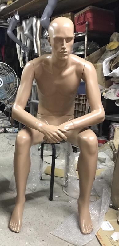 MIT~台灣製造~GR3 男坐姿模特兒 男坐姿假人 男裝人台 人形模特兒 假人 model 模特兒 模特兒假人