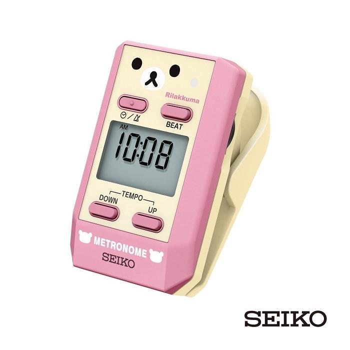 《小山烏克麗麗》SEIKO 拉拉熊 精工 夾式 譜夾型節拍器 可夾於譜架上 原廠正品公司貨 DM51 DM-51 粉紅