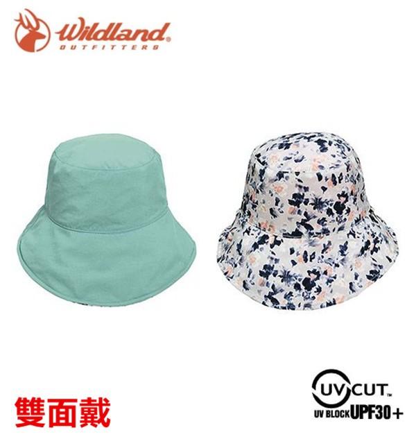 (登山屋)荒野 Wildland中性抗UV雙面漁夫帽W1063-67湖水綠