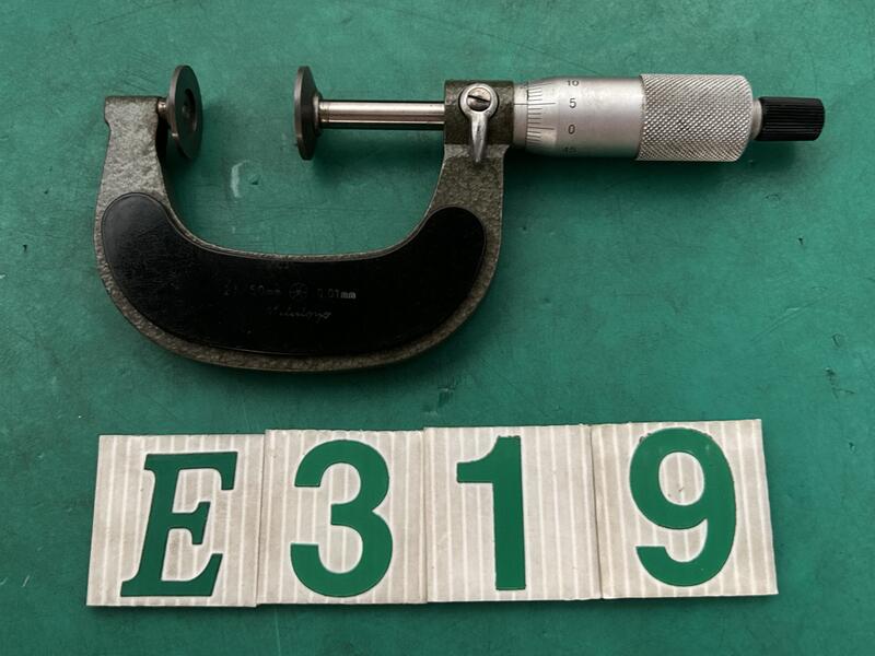 【有中-日本外匯品】三豐 Mitutoyo 盤型外徑測微器/分厘卡 25-50mm/0.01mm {E319} | 露天市集 | 全台最大的 ...