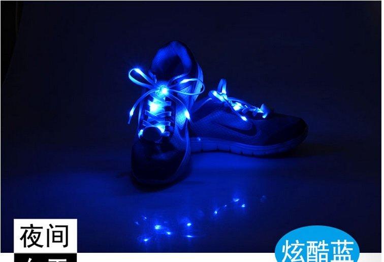 晶華屋--新款七彩發光鞋帶 LED閃光鞋帶 溜冰 夜跑