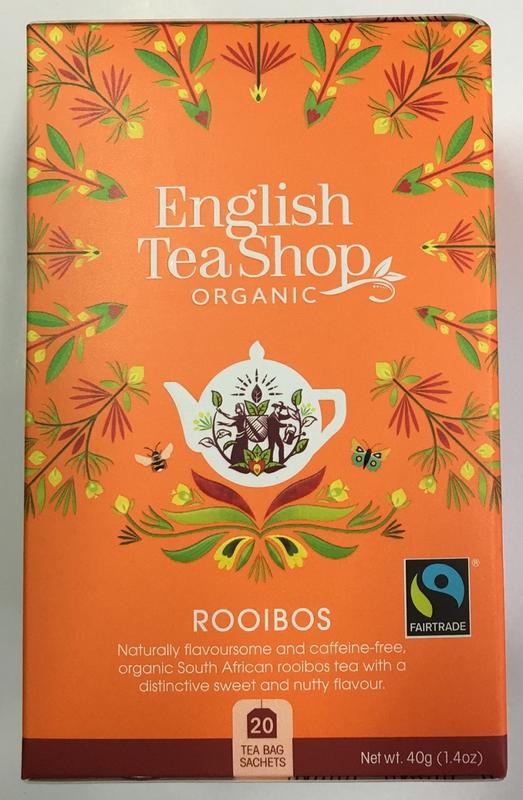 English Tea Shop有機南非國寶茶(無咖啡因)20茶包/盒 附發票【吉瑞德茶坊】