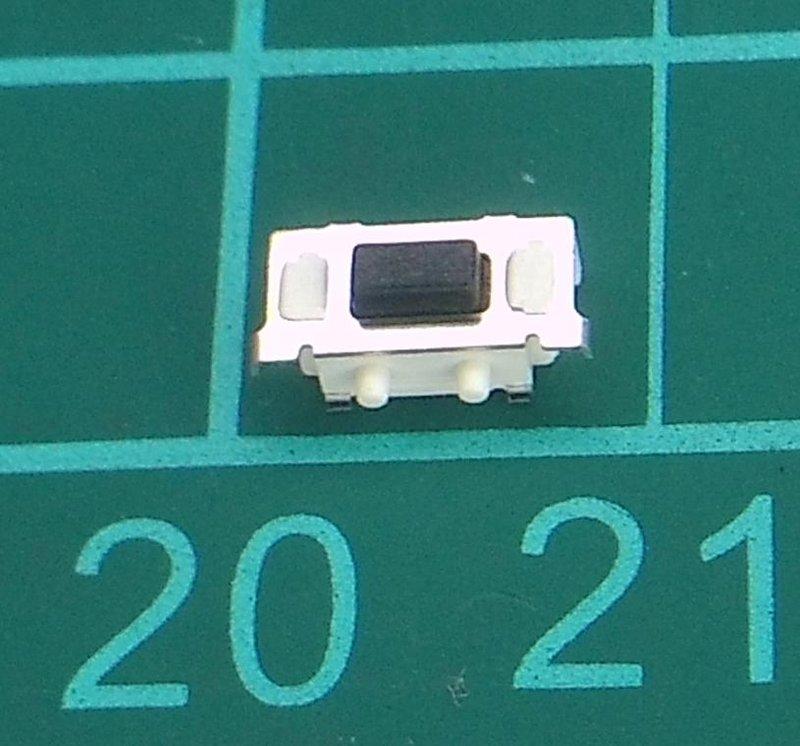 輕觸開關 按壓開關 長7.6 x寬4.3 x高3.5 mm PIN 間距4mm 2P SMD 貼片式 