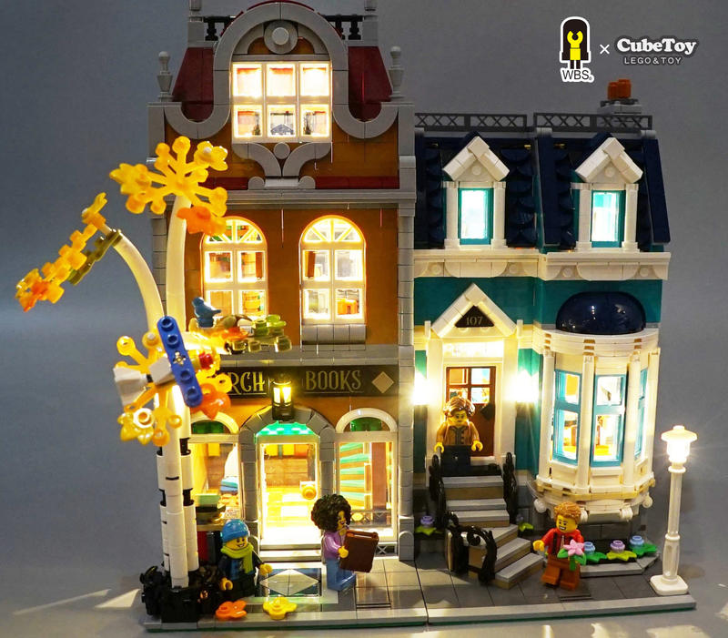 【CubeToy】WBS™ 樂高 LED 燈組 10270 歐洲 書店 專用包 - LEGO LED -