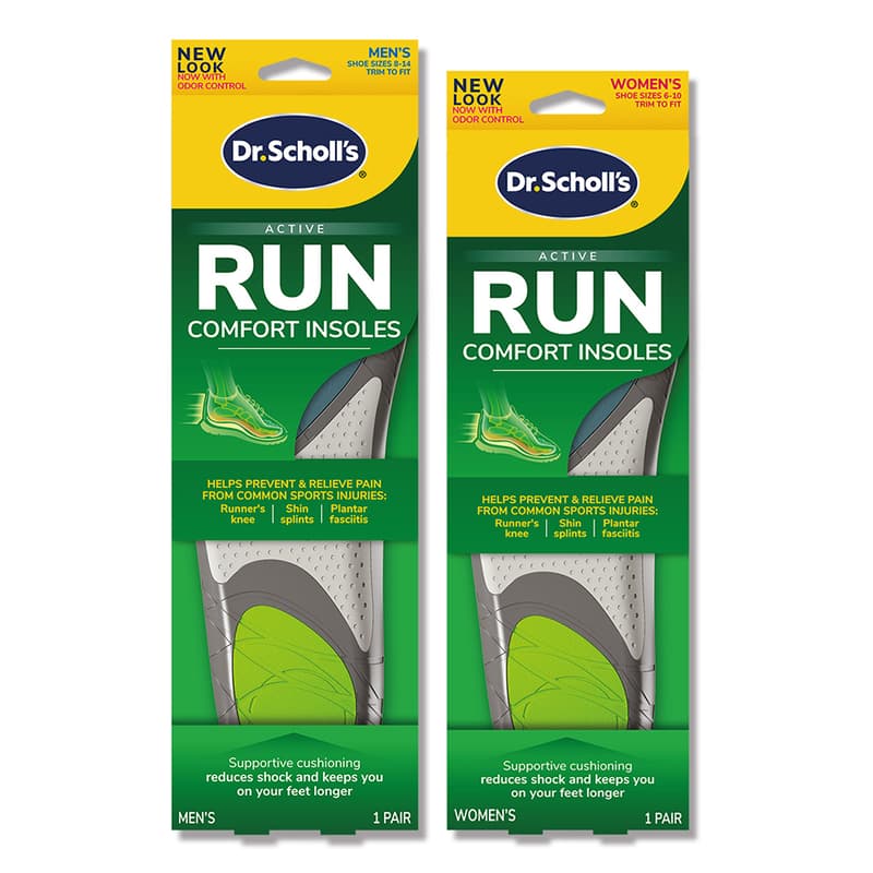 Dr. Scholl's 爽健 健力加厚吸震運動鞋墊 (男用/女用) 男性鞋墊 女性鞋墊 足弓加強支撐【DDBS】