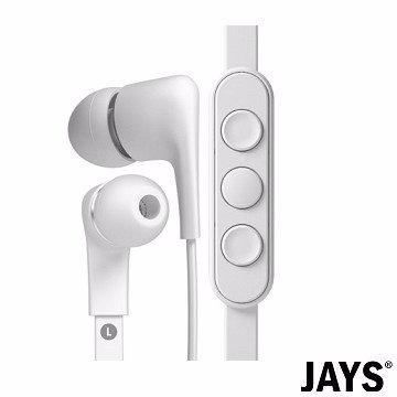 新台北NOVA 實體門市 免運 瑞典 JAYS A-JAYS FIVE JAYS 5高階耳機 線控耳麥 耳機 (iOS版)-白來電另有驚喜價IPHONE3G/4S/5S適