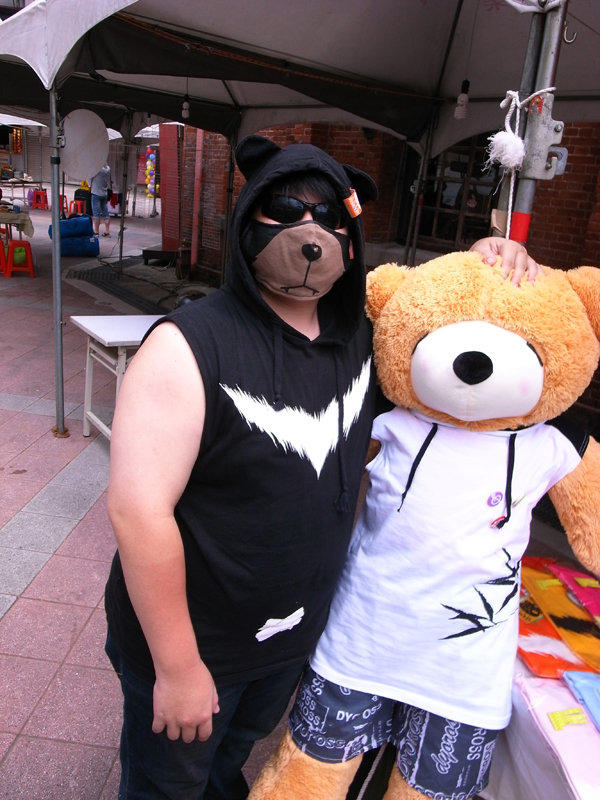 -熊熊蓋飯-熊你一臉熊臉口罩-黑熊-立體剪裁-可愛有趣酷炫屌
