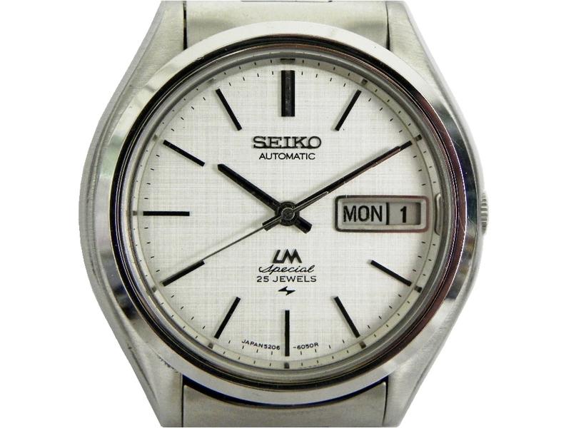 專業模型] 機械錶[SEIKO LM222260] 精工LM錶[25石][銀色面+星期+日期
