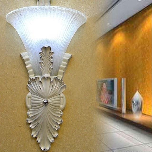壁燈工程歐式高檔客廳臥室床頭餐廳別墅酒吧包廂創意地中海水晶壁（大號）