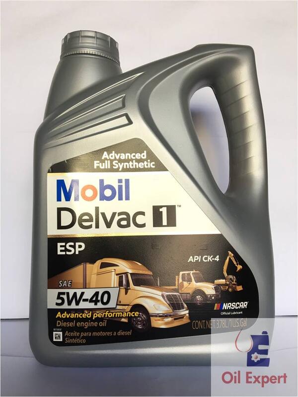 《 油品家 》MOBIL 1 Delvac ESP 5w40 全合成機油(附發票)