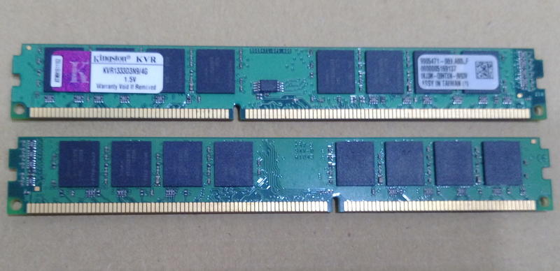 金士頓  DDR3 1333 4G 記憶體 - 原廠終生保固