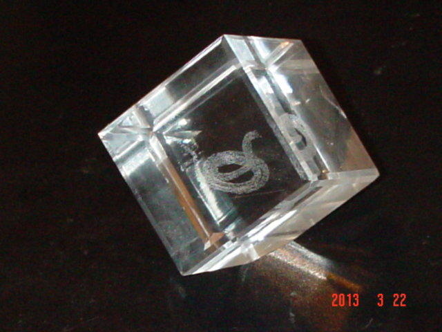 12生肖雷射雕刻水晶