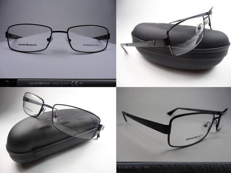 信義計劃 眼鏡 EMPORIO ARMANI 亞曼尼 EA9679 義大利製 金屬框方框 可配高度數小框 多焦點 全視線