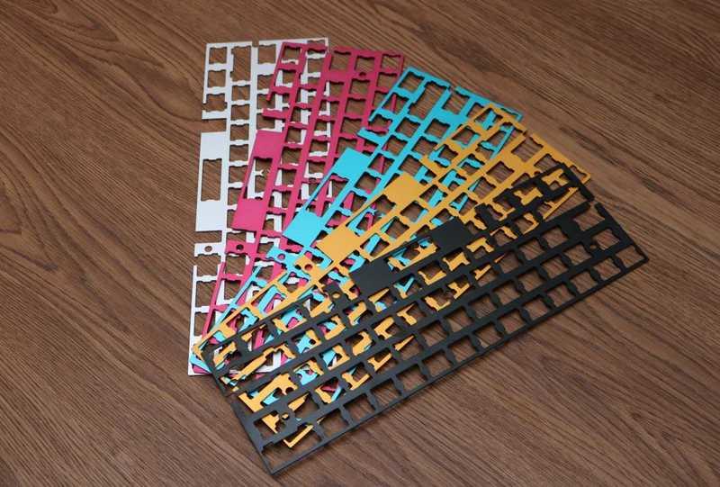 ★訂製★機械鍵盤 個性鍵帽 DIY GH60 PCB 鋁合金 定位板 陽極處理 多色