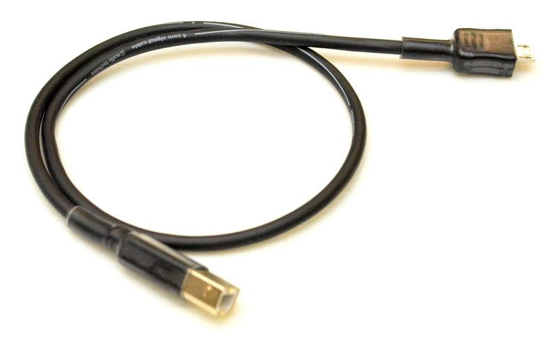 志達電子 DL022/1.5 線長1.5M 日本鐵三角 micro USB 轉 USB B公 OTG USBDAC傳輸線