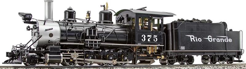 Accucraft 1:20.3 D&RGW C-25 2-8-0, Live Steam G scale