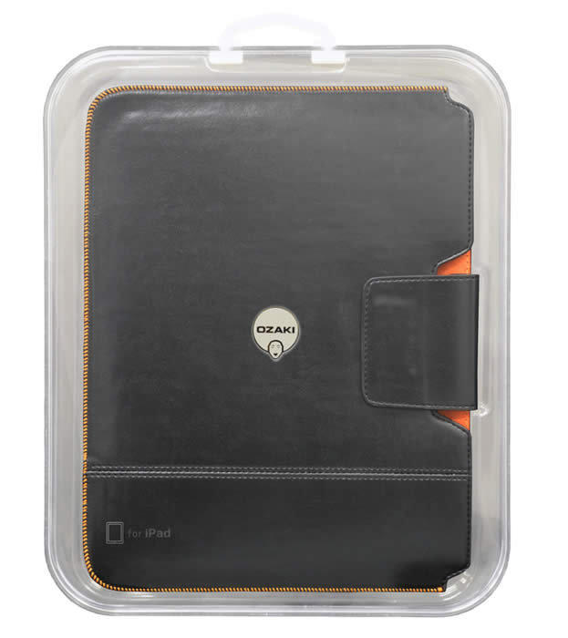 台灣公司貨OZAKI iCoat IC838 Black EN-V2.0手工縫製iPad專用保護皮套 歐沙克售400元