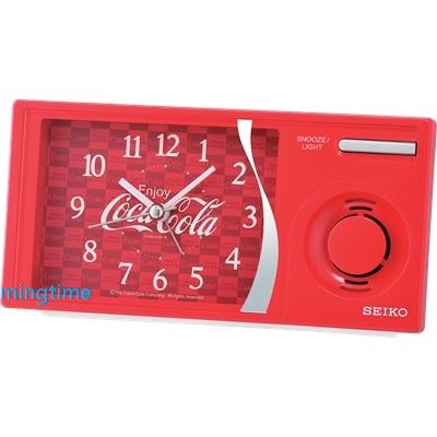 明時計商行【SEIKO】日本 精工 SEIKO 與 COCA COLA 聯名款 時鐘 鬧鐘 QHP901 QHP901R