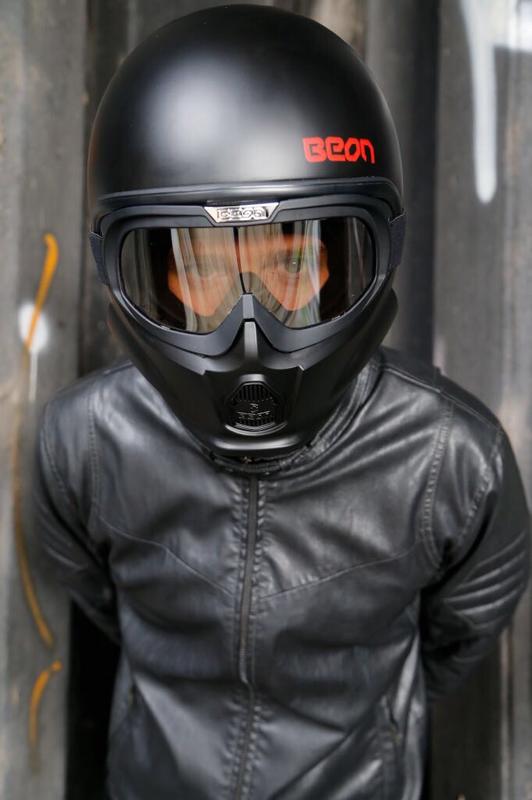 2018 BEON啞光黑色全臉摩托車頭盔ECE DOTopen面對摩托車頭盔與可移動的護目鏡和chinguard 荷蘭品