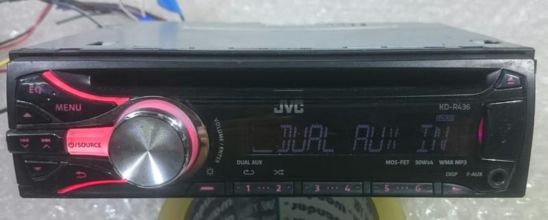 簡便宜 二手【JVC】 KD-R436 CD.MP3.USB 主機 面板已售出 | 露天市集 | 全台最大的網路購物市集