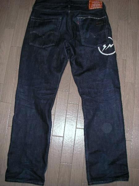 Levi's x fragment fenom 505 0207 W34 第一版皮標重磅原色3/4