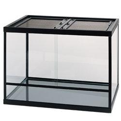 《魚趣館》台灣OTTO奧圖 RTK 60*45*45cm 爬蟲缸(強化玻璃.不鏽鋼網蓋+燈夾.不附鎖)