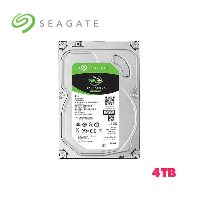 「Sorry」限量 Seagate 希捷 4TB ST4000DM004 新梭魚 3.5吋 SATA3 內接硬碟