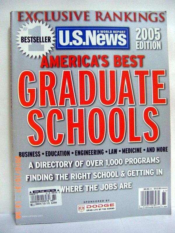 America's Best Graduate Schools / U.S.News & WORLD REPORT /美國最好學校-A5