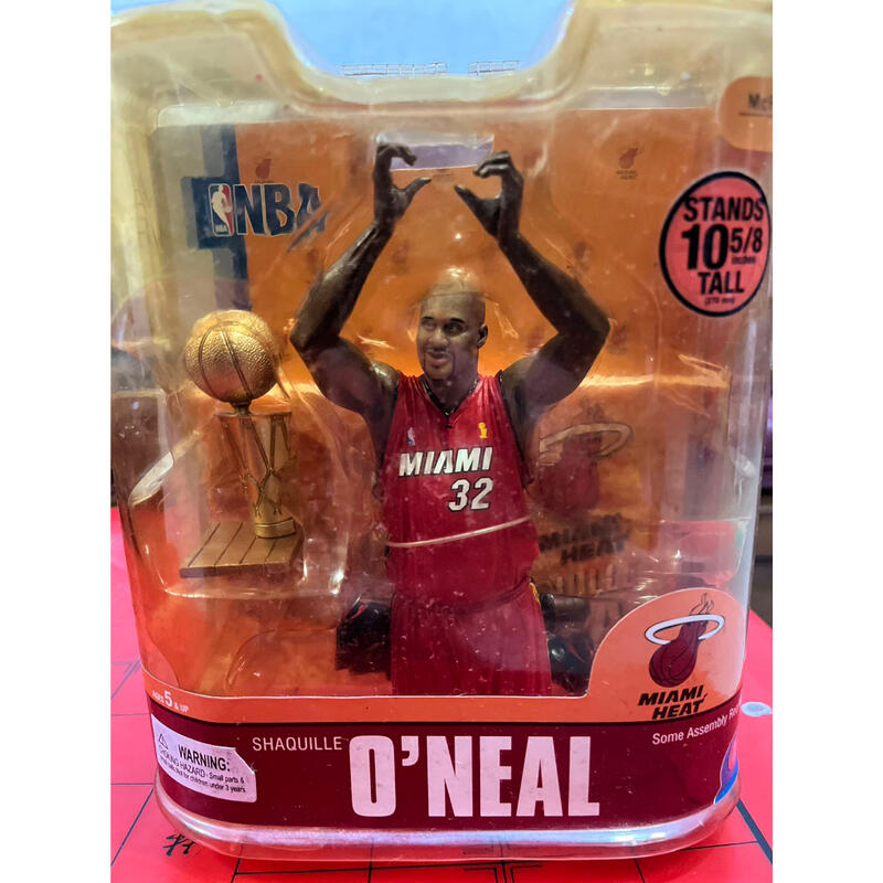 NBA 麥法蘭 13 O'Neal 俠客歐尼爾(吊卡泛黃人偶完好）