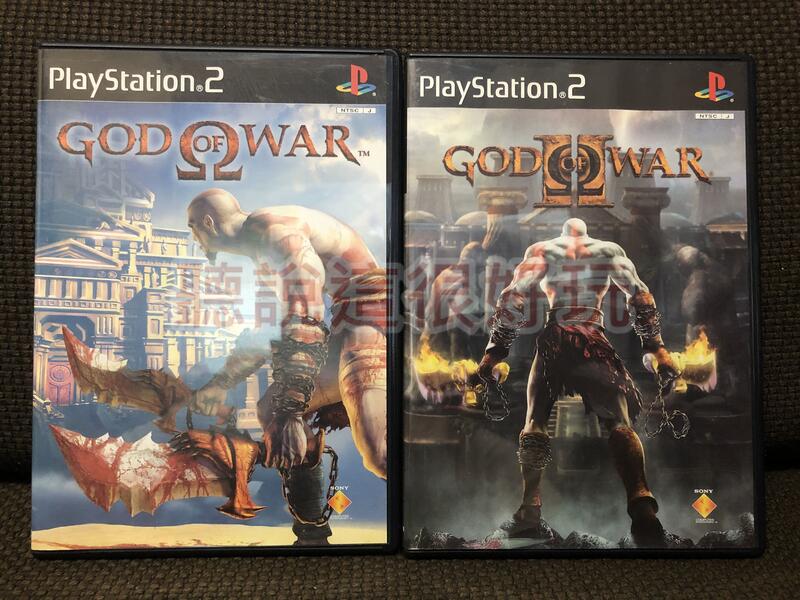 亞英版PS2 戰神1 + 2 God of War 1 2 正版遊戲14 T949 | 露天市集| 全