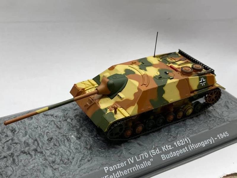 Panzer IV L/70 德軍二戰 殲擊坦克 比例1/72 合金部分完成品