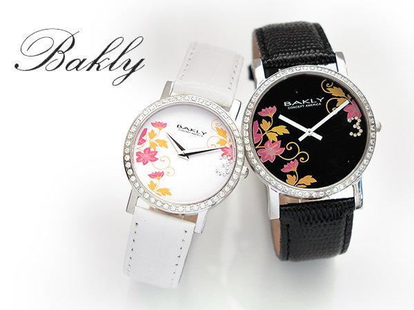 【完全計時】手錶館│BAKLY 都會晶鑽簡單錶款 花漾晶鑽款 瑞士機芯