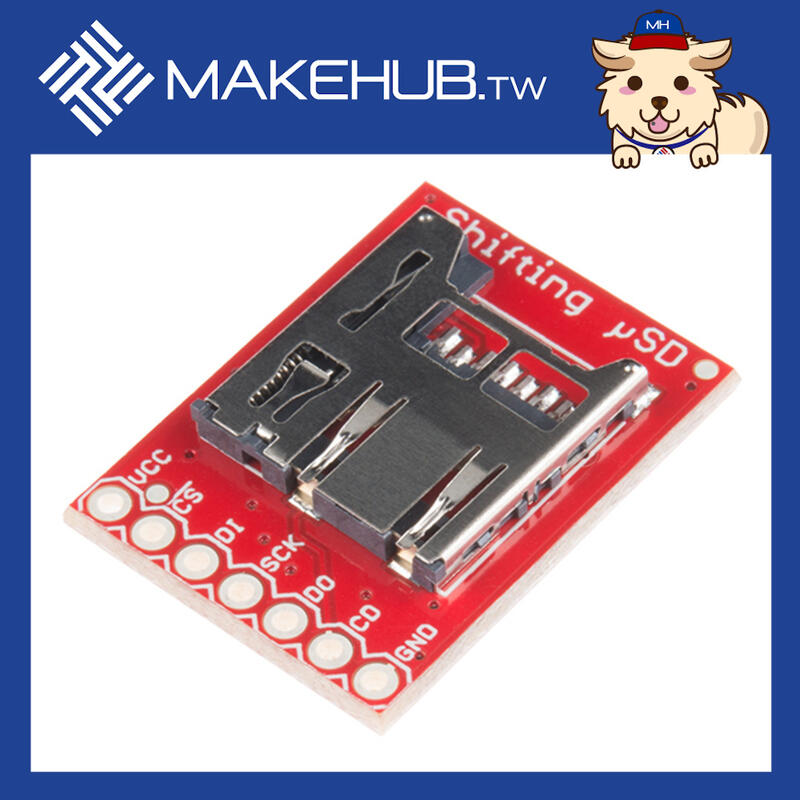 MakeHub含稅 SparkFun Level Shifting microSD Breakout 邏輯升壓5V轉接板