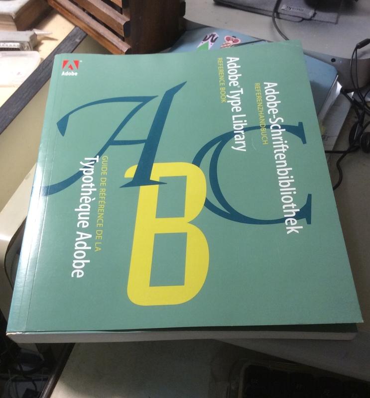 Adobe Type Library Reference Book, Adobe字體樣本書