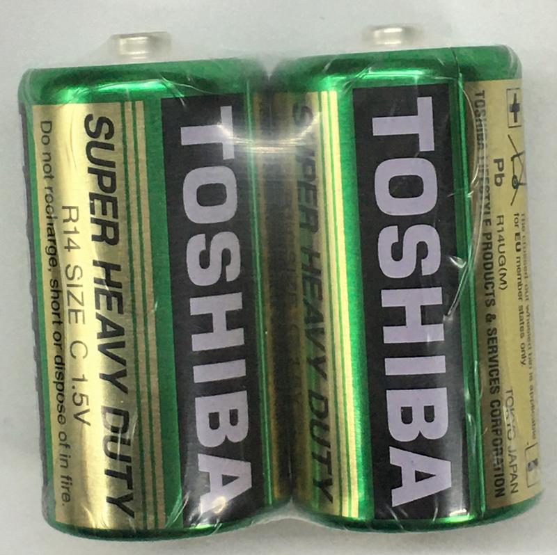 TOSHIBA 東芝碳鋅電池 東芝電池 碳鋅電池 環保電池 電池 TOSHIBA電池 一般電池 2號電池 玩具電池