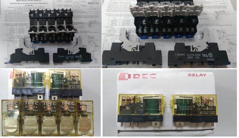 IDEC和泉-薄型繼電器插座 SJ系列 SJ1S-05B 薄型繼電器 RJ系列 RJ1S-CL-D24 RJ1S-CLD