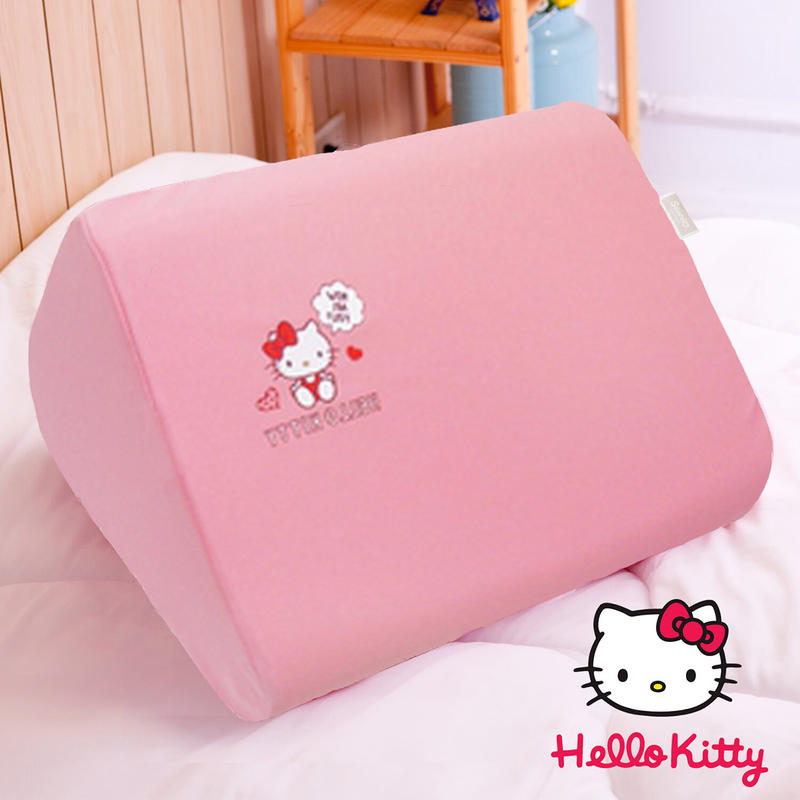 【JS名床】Hello Kitty．愛的問候．抬腿枕．三角枕．記憶枕．全程臺灣製造