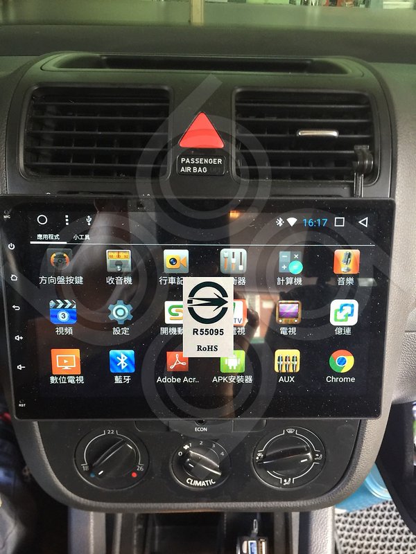 Volkswagen 福斯 GOLF -10吋安卓機.Android.觸控螢幕usb.導航.網路電視.公司貨保固一年 