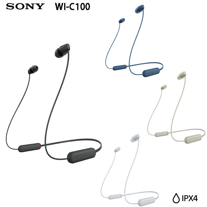 Sony WI-C100  藍牙頸掛式耳機 公司貨一年保固