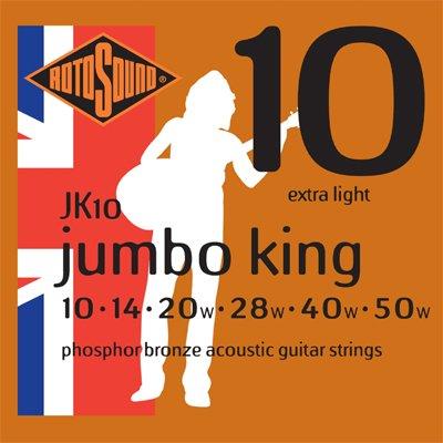 【聖地搖滾】 ROTOSOUND JK10 10-50 磷青銅 英製木吉他弦/民謠吉他弦