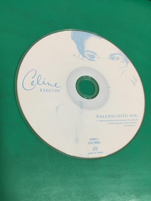 二手裸片CD CELINE DION FALLING INTO YOU 原版專輯 CD <G73> 
