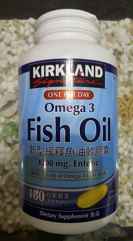 緩釋魚油 1200mg*180粒 含700mg omega-3
