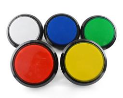 ►2267-2271◄100mm超大型圓型按鈕 遊戲機帶燈按...