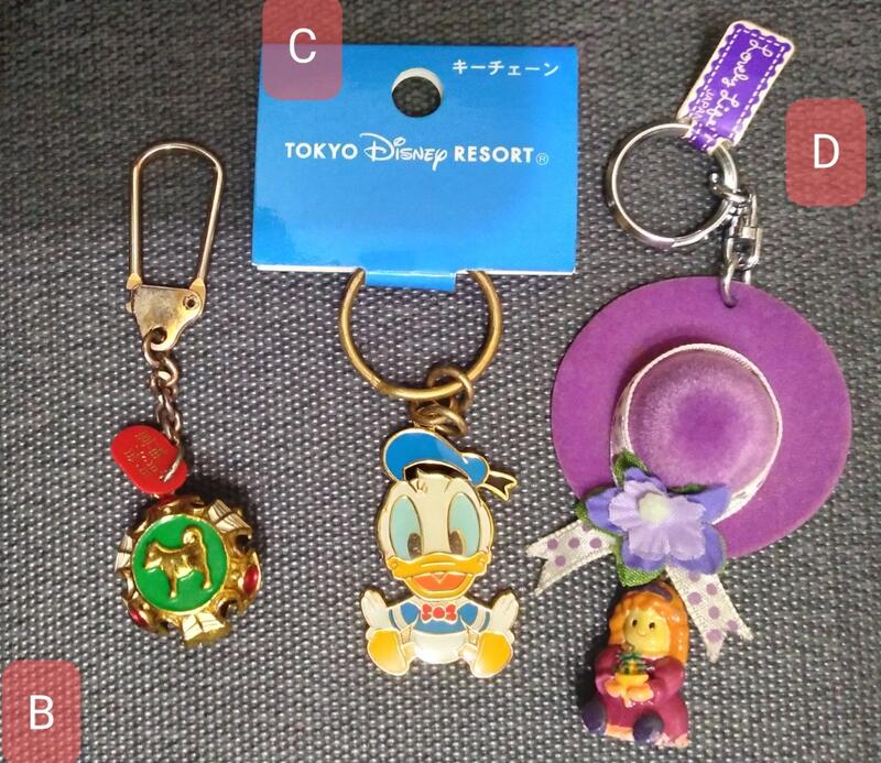 日本旅遊鑰匙圈 旅遊紀念品 收藏