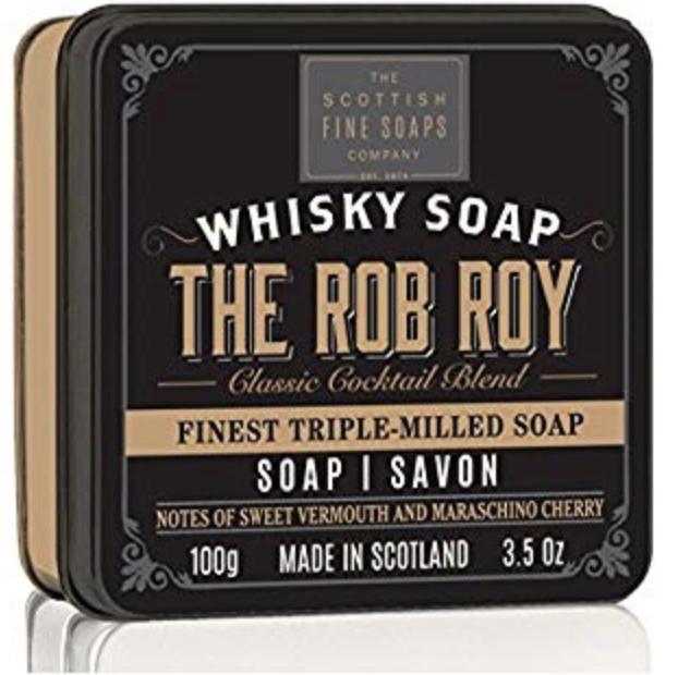 [現貨]英國原廠 Scottish Fine Soaps 威士忌雞尾酒系列香皂 紳士衣著 (羅伯洛伊)