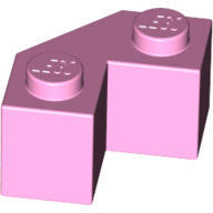 【積木樂園】樂高 LEGO 6204509 87620 亮粉紅色 2x2 切邊斜角磚 Brick Facet