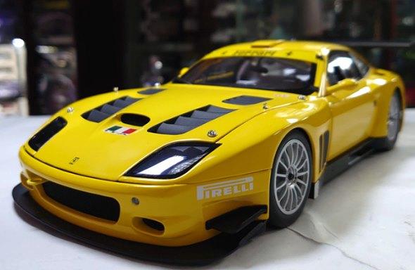 kyosho 1/18。Ferrari 575 GTC Evoluzion。黃。原盒| 露天市集| 全台 