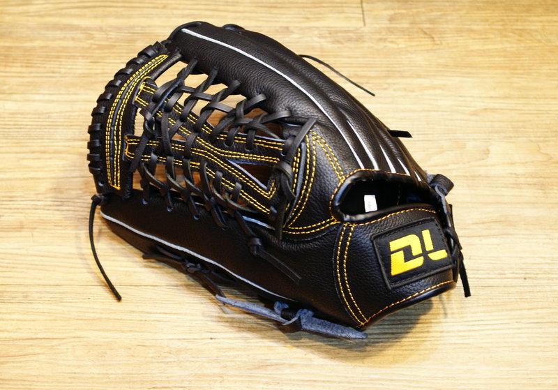 〈棒球世界〉DL最新款平價的牛皮棒壘球手套 外野手用 送手套袋 不景氣也要全民打棒球反手用